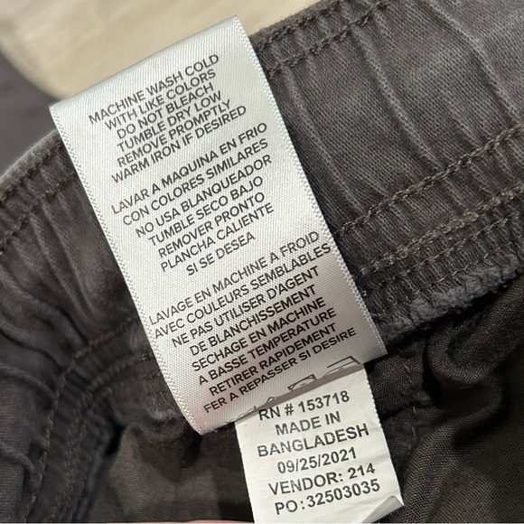 Joes Jeans Kids’ Gray Joggers Pull On Drawstring Waist Tapered Leg Cotton Size L - Picture 7 of 7